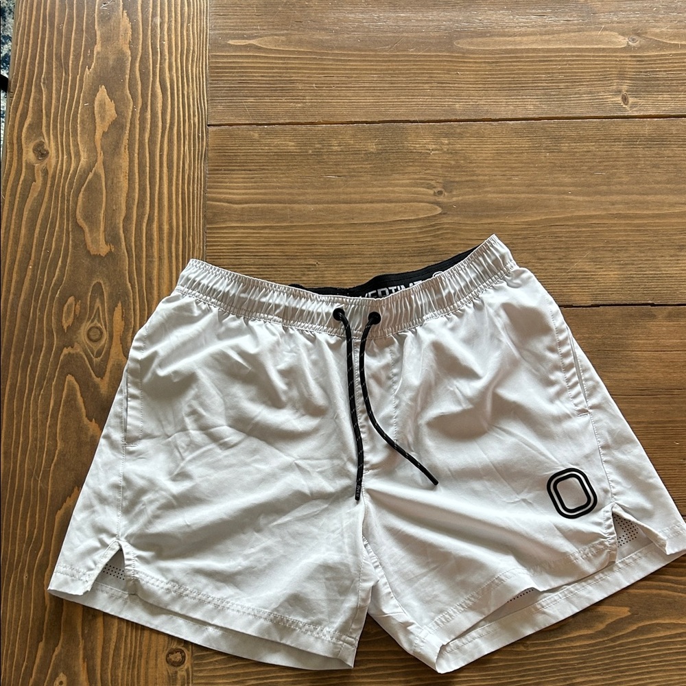 OVERTIME White Men's Athletic Shorts
